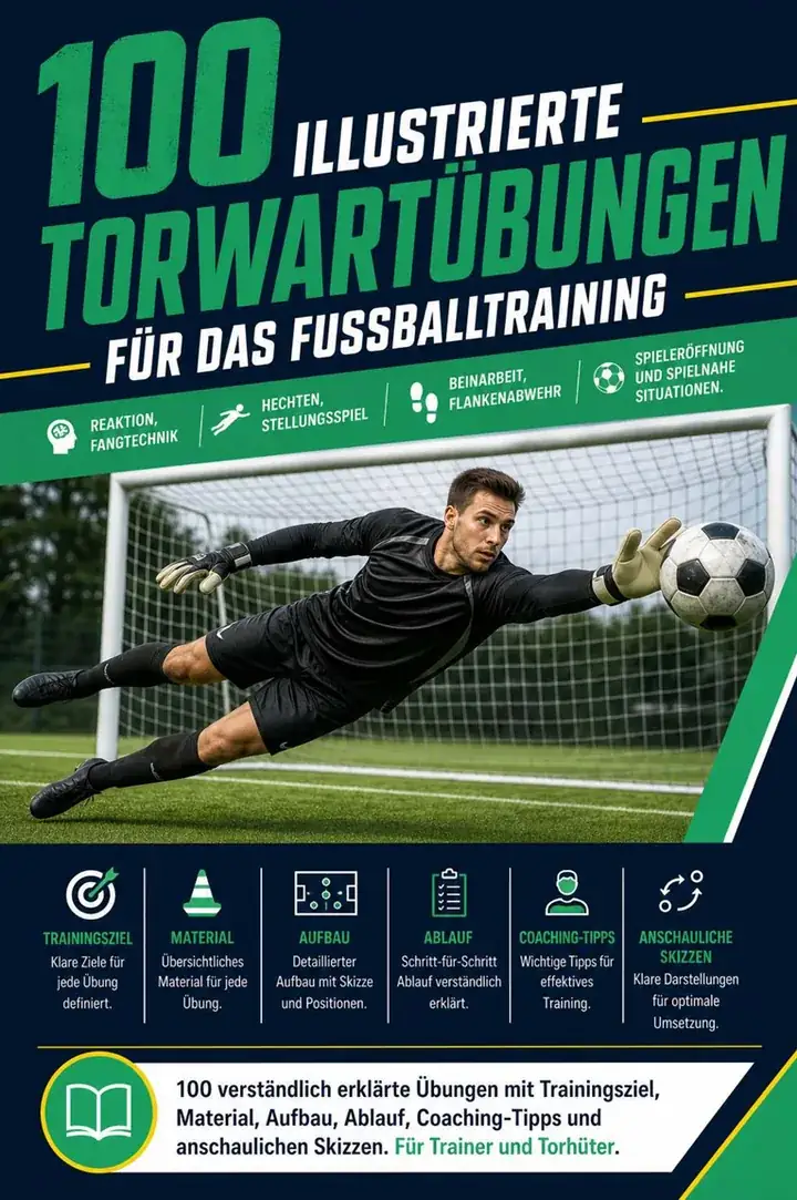 Deckblatt der illustrierten Torwartübungen